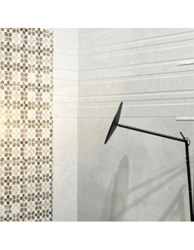 Azulejo pared Lorena perla 40x120 cm